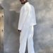 Men's Clothing fashion jacket casual pants two piece set hot selling men's clothing new style repair trend solid color men's fashion suit_viptrois.com