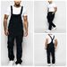 Men's Clothing Fashion Men's Strappy Denim Rompers Ripped Jeans Trousers_viptrois.com