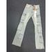 Men's Clothing Men's Black PU Splatter Paint Jeans Elastic Waist Light Luxury Flared Pants High Quality For Formal & Casual_viptrois.com