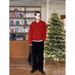 Loom Russian Ozon Autumn Winter Thickened Sweater Jacket For Men Solid Color Loose Fit Handsome Lazy Style Knitted Cardigan_viptrois.com
