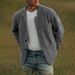 Men's Fashion Wool-Blend Jacket – Trendy Casual Coat (Black/Khaki/Gray/Blue/Green/Brown, Sizes S-4XL)_viptrois.com