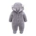 Children's onesie baby warm thick bag farts baby clothing crawl suit_viptrois.com