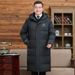 Men's Clothing Down Jacket Dad's Same Style Winter Knee Length Hooded Extreme Cold Down Jacket Thickened And Extended Size Coat_viptrois.com