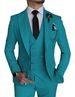 Men's Three-piece Business Suit, Cross-border Best-selling Serge Suit For Men, Wedding Dress, Groom's Best Man's Dress_viptrois.com
