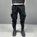 Men's Clothing Dark Style Tactical Paratrooper Pants For Men - Slim-Fit Cargo Joggers With Zipper Pockets & Utility Design (Black, Army Green)_viptrois.com