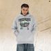 Fashion Fleece-lined 430g Fist Ring Print Hoodie, Loose Casual American Style Sweatshirt For Couples_viptrois.com