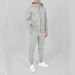 New Fashion Hoodie & Jogger Set - Fleece-Lined, Zip-Up Hooded Sweatshirt With Matching Pants For Men & Women (Multiple Colors & Sizes)_viptrois.com