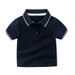 Mother & Kids Children's Clothing Korean Summer New Multi Color Casual Shirts Short Sleeved Boys T Shirts Polo Shirts_viptrois.com