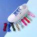 4mm round shoelaces Men's and women's sneakers Basketball shoes Colored shoelaces Black shoelaces shoe rope_viptrois.com