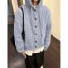 Solid Color Hooded Knitted Sweater For Men And Women, Versatile Fashion, Casual Style, Long Sleeved Cardigan_viptrois.com