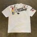 Heavyweight 250g Pure Cotton Retro Cartoon Neck Print Loose Short Sleeved T-Shirt For Men And Women_viptrois.com
