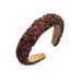 Hot Selling Fashion New Hair Accessories in Europe and America Baroque Colorful Gemstone Headband Suitable for Shopping Or Taking Photos_viptrois.com