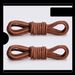 Shoe Accessories Martin boots shoelaces leather shoes boots brown white black wax rope round waxed shoelaces rope a pair_viptrois.com