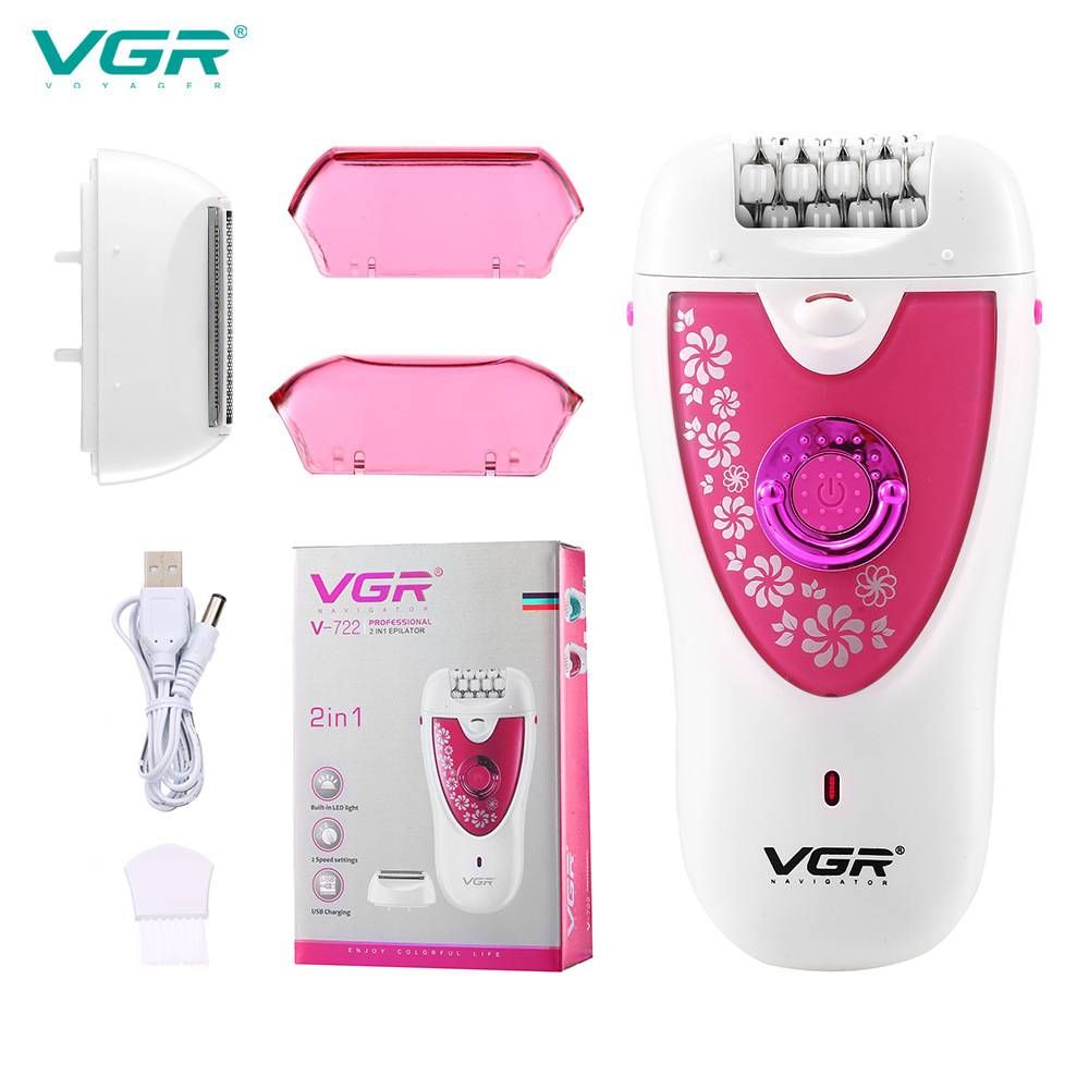 VGR722 Electric type shaver, ladies plucking handheld epilator, eyebrow hair trimmer_viptrois.com