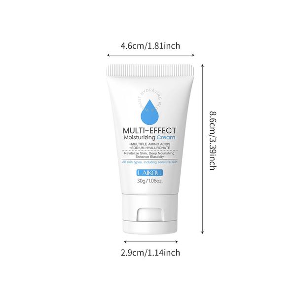LAIKOU Hydrating Water Cream - Deep Moisture & Nourishment For Dry Skin, 30g Travel-Friendly Tube_viptrois.com