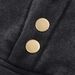 Vintage Americana Fleece-Lined Hoodie – Wax-Dyed Black Pullover With Snap Buttons & Hidden Mouse Pocket_viptrois.com