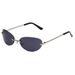 Y2K Oval Sunglasses – Frameless Millennial Retro Glasses For Women & Men (Internet Celebrity Style)_viptrois.com
