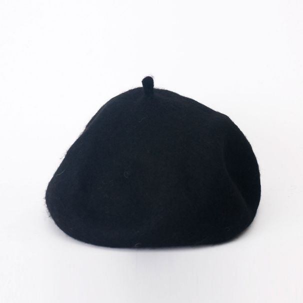 Beret For Women, Autumn And Winter, Internet Celebrity Korean Style, Elegant Pumpkin Beret, Casual Wool Warm Hat_viptrois.com