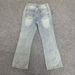 Men's Clothing Paris Bootcut Retro Ice Blue Jeans Straight Flared Pants Cleanfit Pants Men's Trendy Brand_viptrois.com