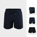 Men's Double-Layer Swimming Trunks Fashion Loose Casual Beach Pants Hot Spring Anti-Embarrassment _viptrois.com