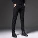 High-end Black Casual Trousers For Men In The Spring Of 2025, With A Four-sided Drape And A Simple Mid-waist Business No-iron Design_viptrois.com