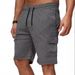 Large Size Men's Short Sports Overalls With Multiple Pockets Shorts Fitness Pants Sports Casual Shorts_viptrois.com
