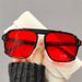 2022 Oversize Frame Fashion Women Sunglasses Men Driving Cycling Sport Sun Glasses Vintage Brand Design New Shades Eyewear UV400_viptrois.com