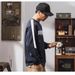 2025 New Sweater Irregular Letter Printing Sweater Men's Fattened Plus Size Loose Crew Neck Sweater Men's Foreign Trade_viptrois.com