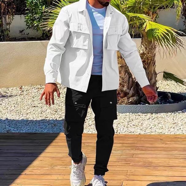 Cross-Border Sports Suit Fashion Long Pants Trendy Clothing Slim Fit Men's Workwear Casual Versatile_viptrois.com