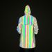 Men's Clothing long colorful reflective raincoat adult men and women large size windbreaker outdoor zipper raincoat_viptrois.com