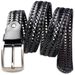Men's Belts 4.0 Hand Woven Leather Belt Men's Fashion Retro Belt Breathable Pin Buckle Trouser Belt Hot Sale_viptrois.com