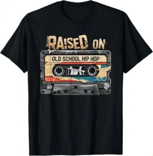 T-shirtt-shirtraised On Old 2026 School Hip Hop Tshirt Cassette G_viptrois.com
