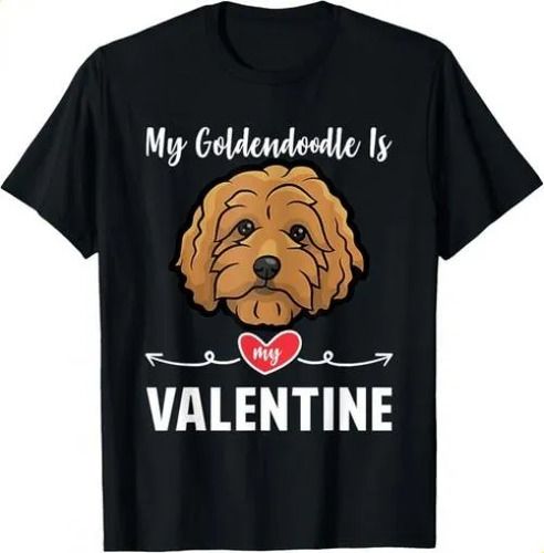 T-shirtmy Goldendoodle 2026 Is My Valentine Gifts Dog Puppy L_viptrois.com
