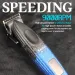 Professional km-1670 Hair Adjustable hine 9000RPM Brushless Motor Large battery 2500mAh Clipper Trimmer for Men tool_viptrois.com