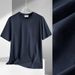 2025 Summer Ice Silk T-shirt, Cool, Loose, Half-sleeved, Solid-color Top, Thin Style, Quick-drying_viptrois.com