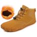 Popular Five Finger Men's Cotton Shoes With Plush Snow Boots, High Top Cotton Boots, Thick Soled Northeast Snow Boots, Five Finger Shoes_viptrois.com
