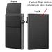 Men's Wallet Card Cases Side Push Card Strap Gray Double Layer Lycra Cloth Minimalist Men's RFID Metal Wallet Silver Card Holder Coin Purse_viptrois.com