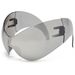 Men's Sunglasses Ins Style Y2K Sunglasses For Women And Men Universal Frameless Sunglasses Millennium Future Oversized Punk Style_viptrois.com
