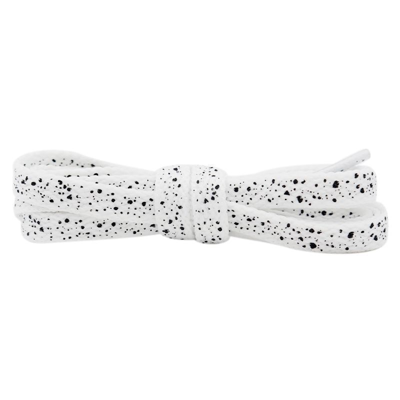 Shoelaces Kurokin Flat Printed Splash Shoelaces Sneakers Shoe Accessories 8mm Source Manufacturer Wholesale All Match Shoelace Rope_viptrois.com
