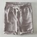 Men's Clothing Straight Drawstring Shorts Men's Solid Color Casual Pants Linen Large Size Breathable Loose Beach Pants_viptrois.com