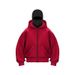 2025 Fashion Spring And Autumn Hoodie Jacket Loose Unisex Top Double Hat Design Hoodie_viptrois.com