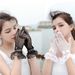 Unisex Summer thin sexy mesh gloves black and white red ceremonial women's wedding high elastic spandex sunscreen gift gloves_viptrois.com