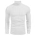 Loom 2025 Autumn Winter Men Slim Fit High Neck Long Sleeve Knitted Sweater European American Men's Basic Base Shirt_viptrois.com
