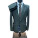 Men's Clothing High End Quality Men's Suits Two Piece Suits Single Button Atmospheric Wide Collar Business Casual Clothing_viptrois.com