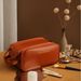 Storage Bags New PU Portable Cosmetic Bag Travel Storage Large Capacity Cosmetic Storage Double Layer Portable Handbag_viptrois.com