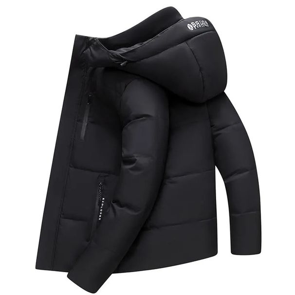 High Quality Fashion Wintercoat Youth/Men White Duck Down Long Sleeve Zipper Thick Warm Down Jacket M-5XL_viptrois.com