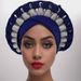 Popular African Turban Hat Adjustable Color Matching Space Layer African Hat Auto Gele_viptrois.com
