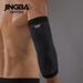 JINGBA Compression Elbow Support Brace For Men & Women - Adjustable Sports Arm Sleeve For Basketball, Weightlifting (Black/Orange/Green, M/L/XL)_viptrois.com