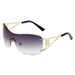 Y2K Retro Sunglasses - Frameless Slim Design With Full UV Protection For Street Style_viptrois.com