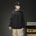 Men's Sweatshirt In Large Size L-9Xl, Trendy Casual Long Sleeved Soft Base Shirt, Fashionable And Versatile D01_viptrois.com